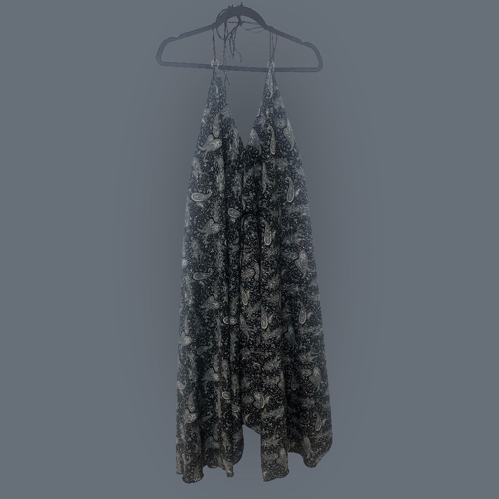 Black and White Paisley Sundress